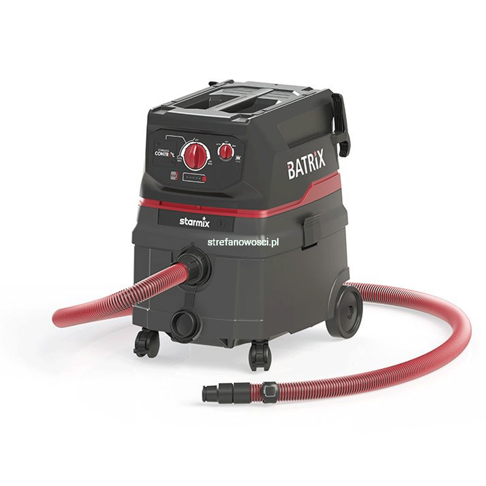 Starmix ISC BATRIX L 36-18V - Akku-Nass- und Trockensauger Staubsauger - kabelloser Sauger für den Baustelleneinsatz (25 Liter