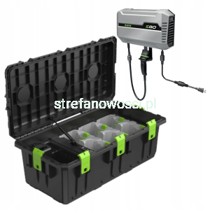 Wieloportowa walizka ładowania akumulatorów EGO POWER+ PROFESSIONAL CHU6000 56V z ładowarką