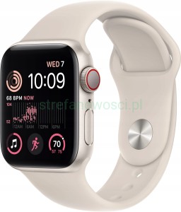 Apple Watch SE gen 2 GPS + Cellular 40mm beżowy