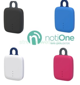 Mały lokalizator dziecka seniora kluczy roweru portfela notiOne Bluetooth jak GPS