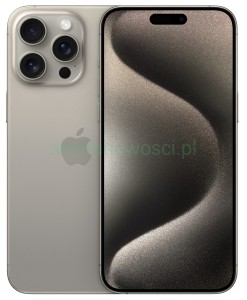 Smartfon Apple iPhone 15 Pro Max 8GB / 512GB tytan naturalny