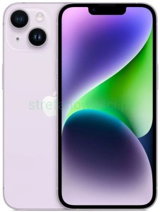 Smartfon Apple iPhone 14 256GB fioletowy