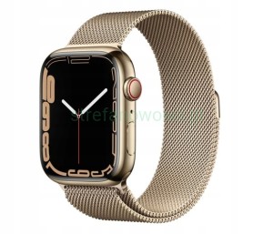 Smartwatch Apple Watch 7 GPS + Cellular 45mm złoty ODN