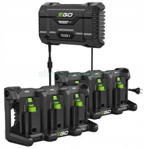 EGO 2x 3-portowa stacja ładowania akumulatorów Ładowarka PGX Zestaw PGX1601E-H