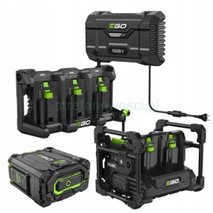 EGO 3-portowa stacja ładowania Szybka ładowarka Akumulator Powerbank Zestaw PGX1602E-H