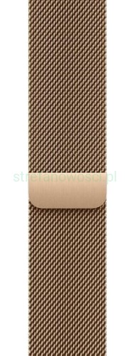 Apple 46mm Złota bransoleta Milanese - S/M