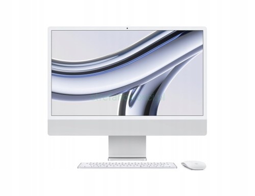 iMac Apple 24 " Apple M3 10 rdzeni 16 GB / 512 GB srebrny Touch ID LAN