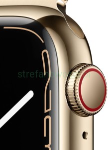Smartwatch Apple Watch series 7 GPS + Cellular 41mm złoty defekt
