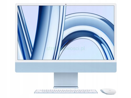 Komputer APPLE iMac 24 23.5" Retina M3 10 Rdzeni 8GB / 256GB LAN Touch ID