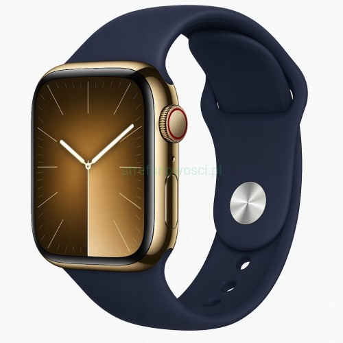 Smartwatch Apple Watch Series 9 GPS + Cellular 45mm złoty i pasek S/M + M/L