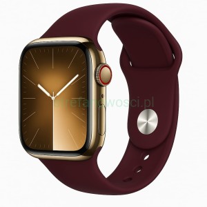 Smartwatch Apple Watch Series 9 GPS + Cellular 45mm złoty i pasek S/M + M/L