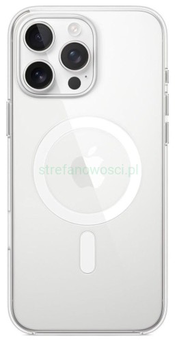 Plecki Apple do Apple iPhone 16 Pro Max bezbarwny oryginał