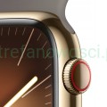 Smartwatch Apple Watch Series 9 GPS + Cellular 45mm złoty + pasek brąz pop.