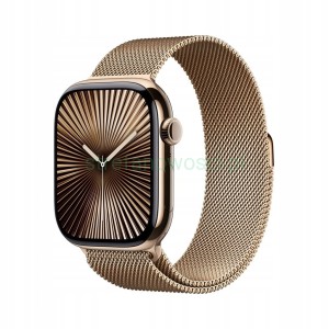 Smartwatch Apple Watch Series 10 GPS + Cellular 42mm złoty bransoleta