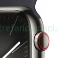 Apple Watch Series 9 GPS + Cellular 45mm grafit + brąz pasek zaplombowany
