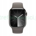 Apple Watch Series 9 GPS + Cellular 45mm grafit + brąz pasek zaplombowany