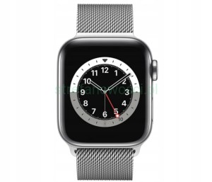 Smartwatch Apple Watch 6 40mm GPS Cellular srebrny bransoleta zaplombowany