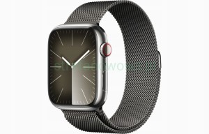 Apple Watch Series 9 GPS + Cellular 45mm srebrny + bransoleta grafit