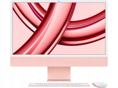 Komputer APPLE iMac 24 Retina M3 10R GPU 8GB/256GB różowy LAN Touch ID