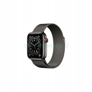 Apple Watch 6 40mm grafit stal Cellular LTE eSIM bransoleta mediolańska