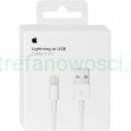 Kabel Apple Lightning - USB 1 m biały zaplombowany oryginał