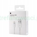 Kabel Apple Lightning - USB 1 m biały zaplombowany oryginał