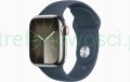 Apple Watch 6 40mm GPS Cellular stal eSIM LTE srebrny + niebieski pasek