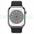 Smartwatch Apple Watch Series 9 GPS + Cellular 45mm srebrny + pasek skóra