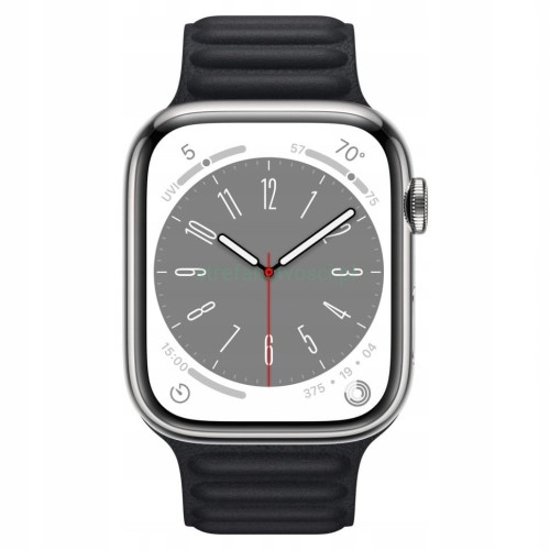 Smartwatch Apple Watch Series 9 GPS + Cellular 45mm srebrny + pasek skóra