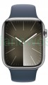 Smartwatch Apple Watch Series 9 GPS + Cellular 45mm srebrny + pasek skóra