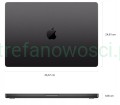 Laptop Apple MacBook Pro 16 M3 PRO 18 GB / 1000 GB Space Black nieotwierany