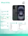 Smartfon Apple iPhone 16 Plus 8 GB / 512 GB 5G czarny nieotwierany PL