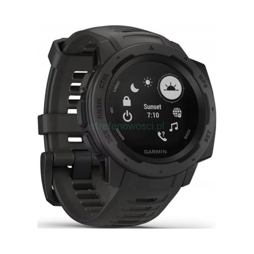 Zegarek sportowy Garmin Instinct Standard szary