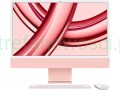 Komputer AiO APPLE iMac 24 Retina M3 10R GPU 8GB/256GB różowy LAN Touch ID