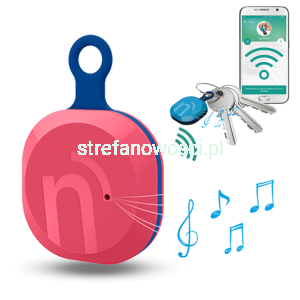 Praktyczny uniwersalny mały lokalizator kluczy do mieszkania, kluczyków samochodowych notiOne Play z sygnałem dźwiękowym Bluetooth jak GPS