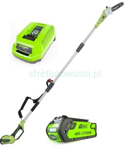 Akumulatorowa pilarka do gałęzi Greenworks 40V/2Ah