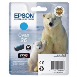 oryginalny T2612 Cyan Epson  26 niebieski tusz