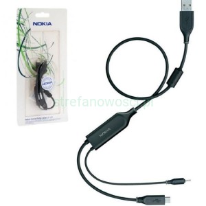 Kabel micro USB + wtyk 2mm NOKIA CA-126