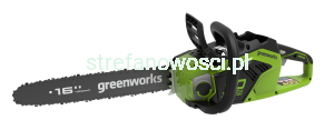 Piła łańcuchowa pilarka 40V GD40CS18 Greenworks szybka i mocna