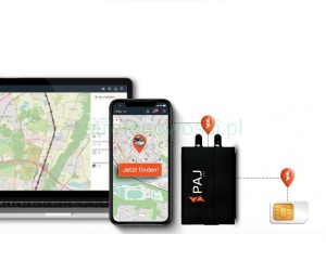 Lokalizator tracker PAJ GPS PROFESSIONAL Finder 3.0 (lokalizacja samochodu, przyczepy kempingowej, łodzi) kompletny zestaw z kartą SIM