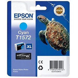 Epson oryginalny tusz T1572 XL cyan - niebieski