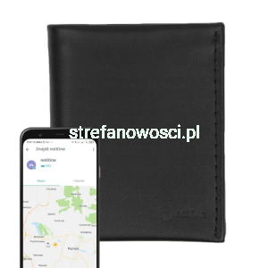 Portfel skórzany wbudowany lokalizator notiOne