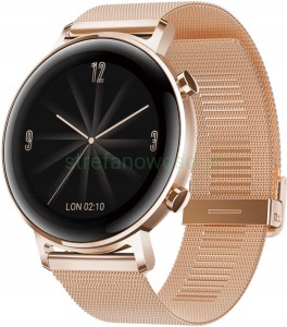 SMARTWATCH Zegarek Huawei Watch GT2 42mm złoty + P