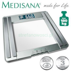 Analityczna Waga MEDISANA PSM BMI pomiar tłuszczu