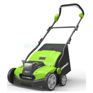 Greenworks wertykulator aerator 40V 2w1 + kosz