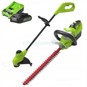 Podkaszarka 25cm nożyce 57cm Aku 2Ah Ładowarka 24V