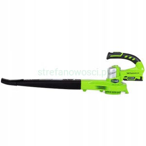 Dmuchawa osiowa do liści trawy 24V GREENWORKS