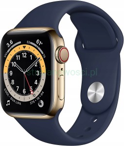 Apple Watch 6 44mm NFC 4G LTE eSIM cellular złoty