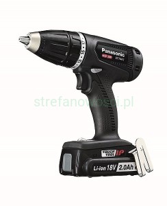Wiertarka Wkrętarka akumulatorowa PANASONIC EY74A1 18,0V/14,4V/2,0Ah, 2 akumulatory + walizka + ładowarka