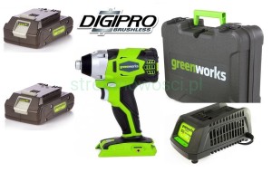 GREENWORKS klucz udarowy akumulatorowy 327Nm ! USA